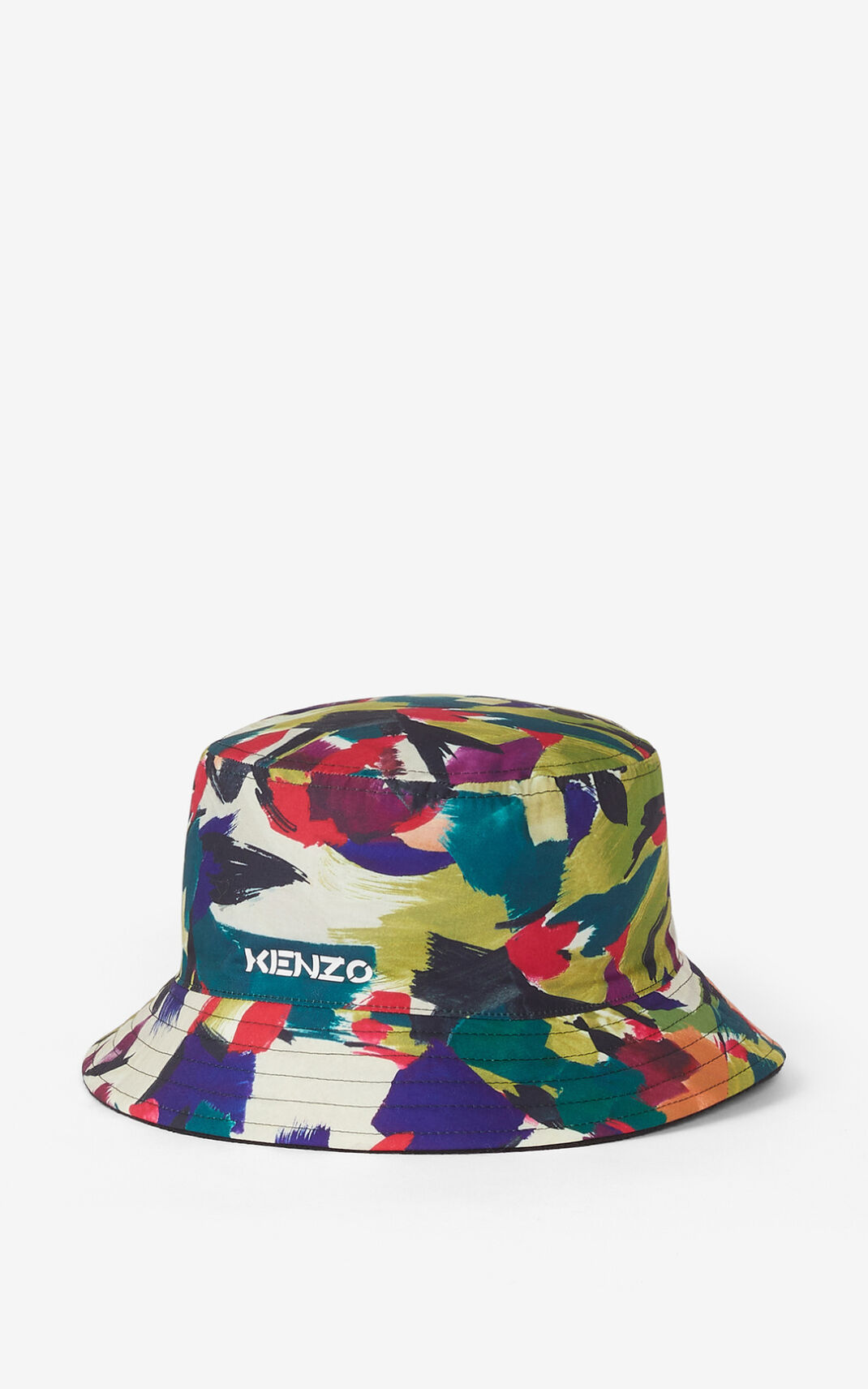 Gorro Pescador Kenzo Archive Floral reversible Hombre Verde Oliva - SKU.4666653